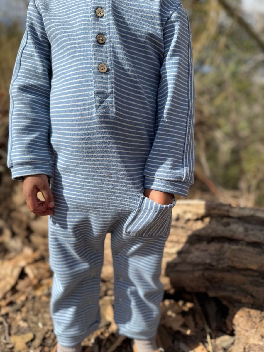 Me and Henry Mason Rib Romper