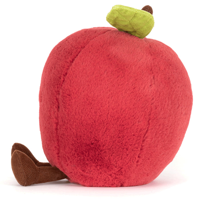 Amuseables Apple Plush Toy with Dimensions 6.3in x 5.5in x 5.1in Amuseables Apple Plush Toy with Dimensions 6.3in x 5.5in x 5.1in
