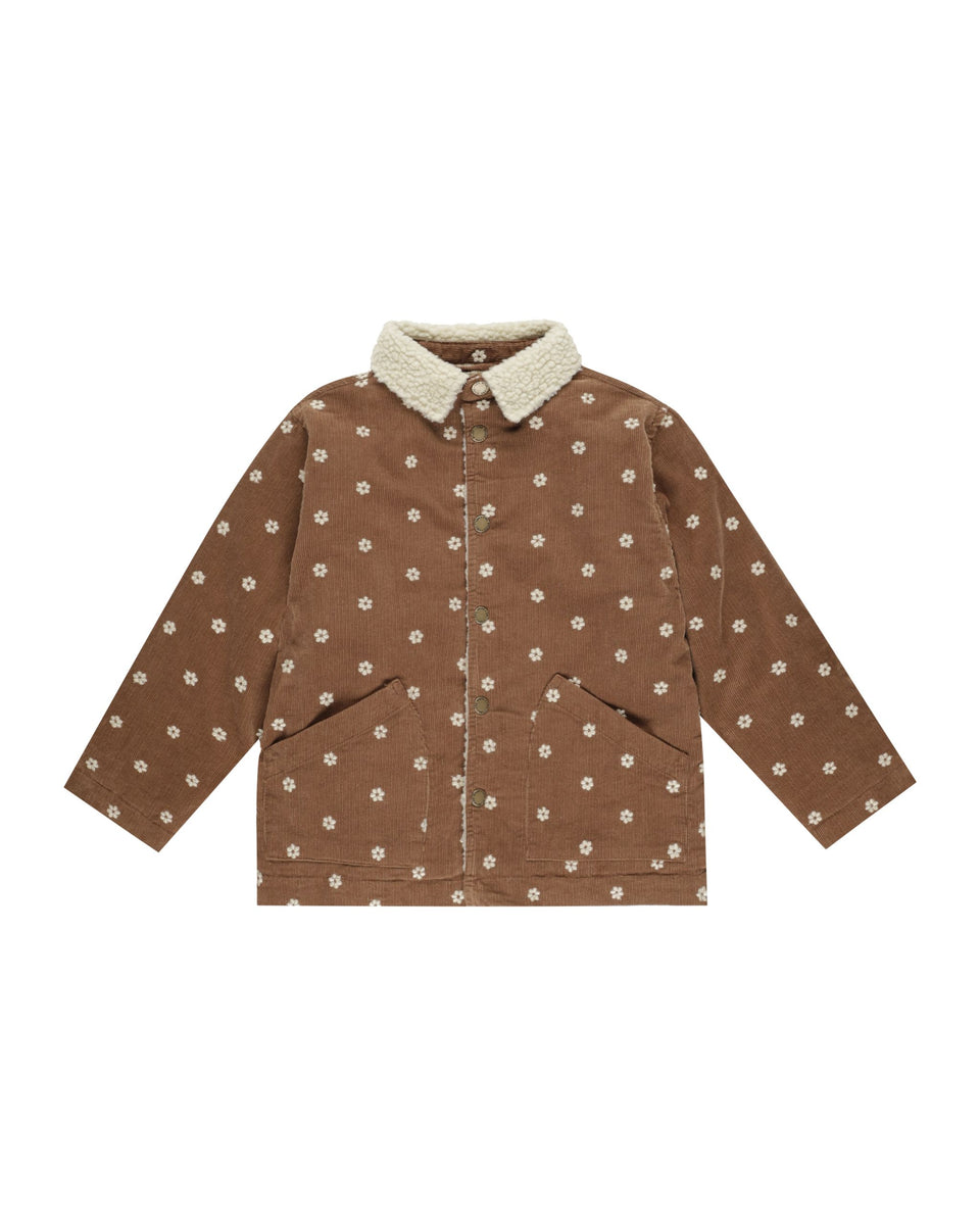 Rylee + Cru Long Chore Coat in Floral Embroidery – Lively Kids