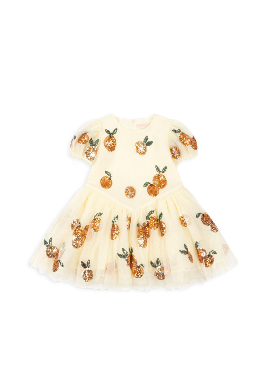 Konges Sløjd | Heartlily Dress - Arancia Sequin | Girl