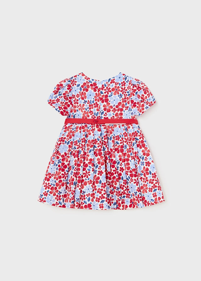 Mayoral Celebration Dress in Red/Blue Floral Lively Kids Mayoral Celebration Dress in Red/Blue Floral Lively Kids