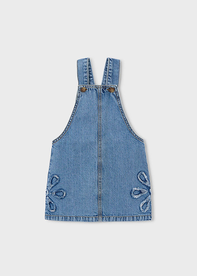Girl Denim Overall Skirt