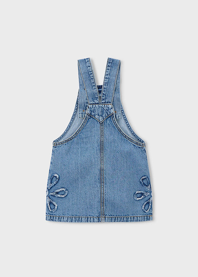 Girl Denim Overall Skirt