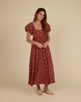Rylee & Cru Oceane Dress in Embroidered Daisy Rylee & Cru Oceane Dress in Embroidered Daisy
