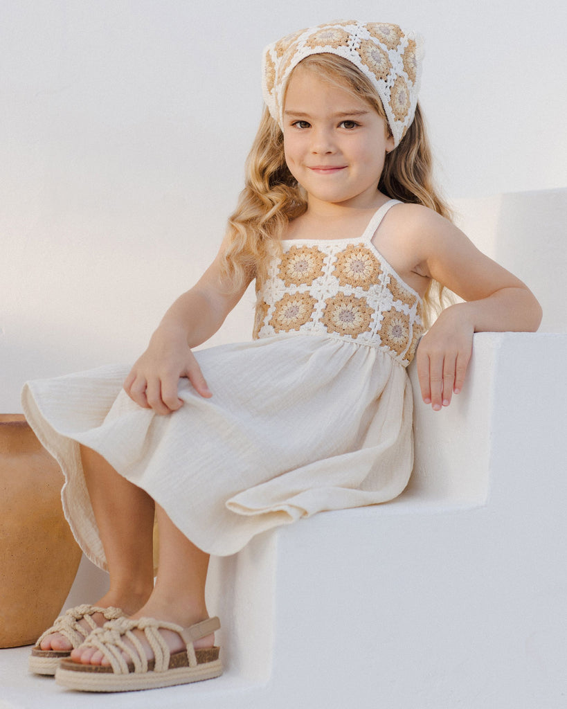 rylee and cru crochet dress Teen Crochet Tank Mini Dress Periwinkle