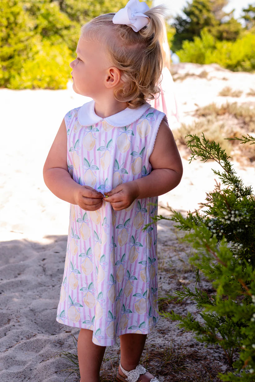 Girls Pink Lemonade Dress 2T