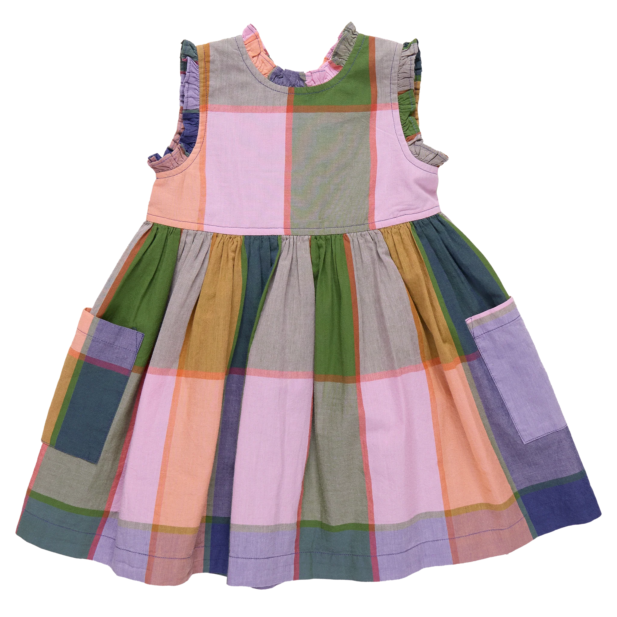 pink chicken jade dress Pink Chicken Women's Jade Dress- Boho Block Print S