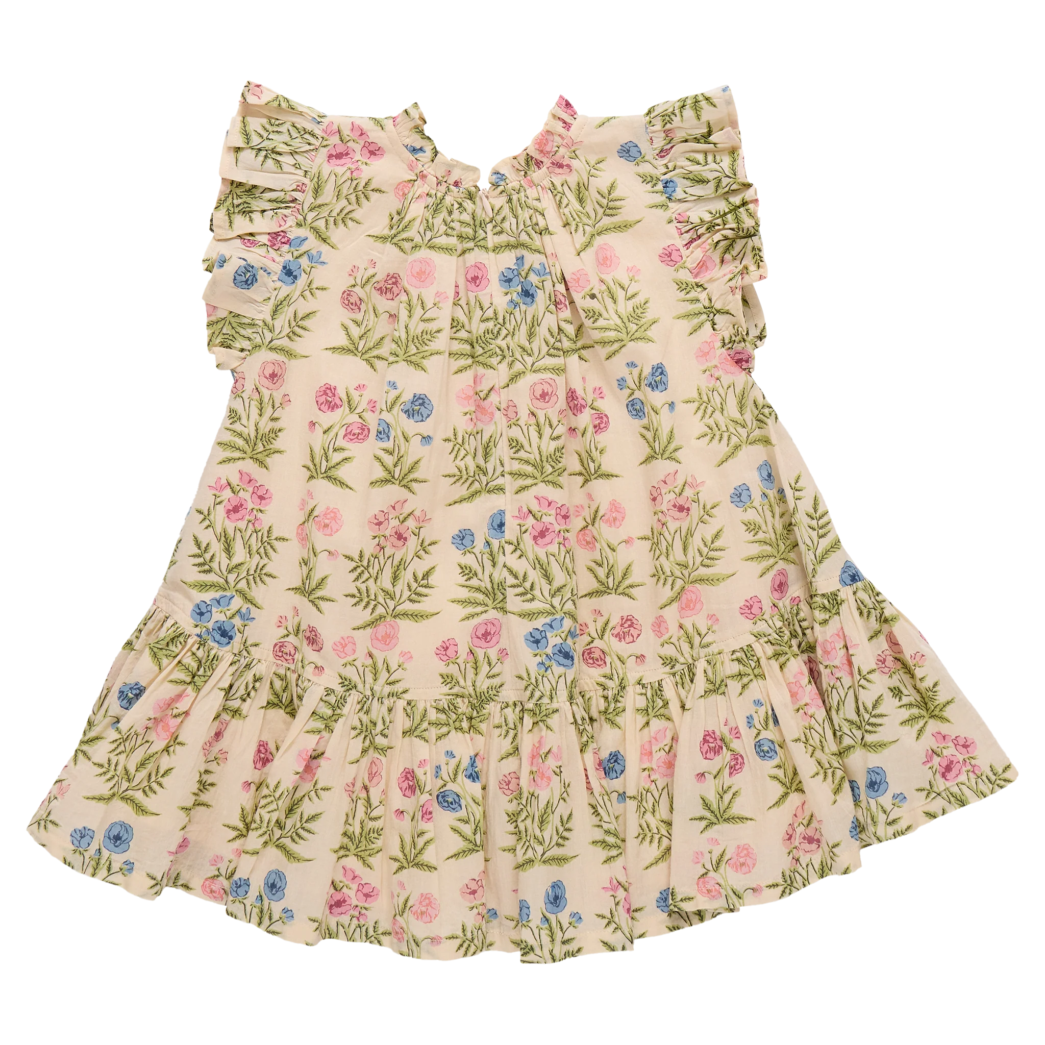 Pink Chicken Girls Harper Dress in Leafy Floral