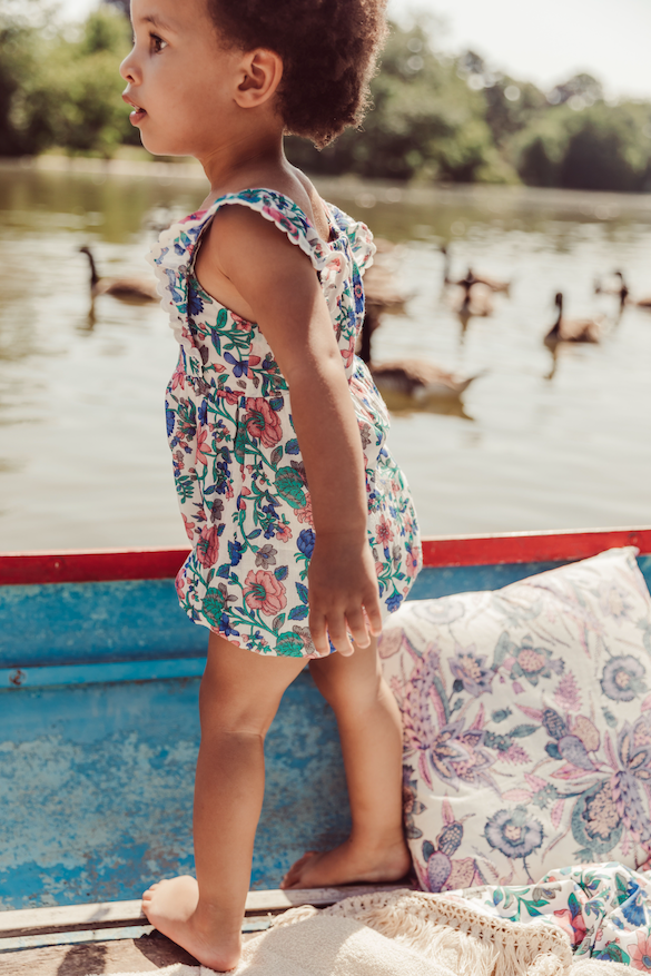 Louise Misha Jumpsuit Shalina in Blue Summer Meadow – Lively Kids