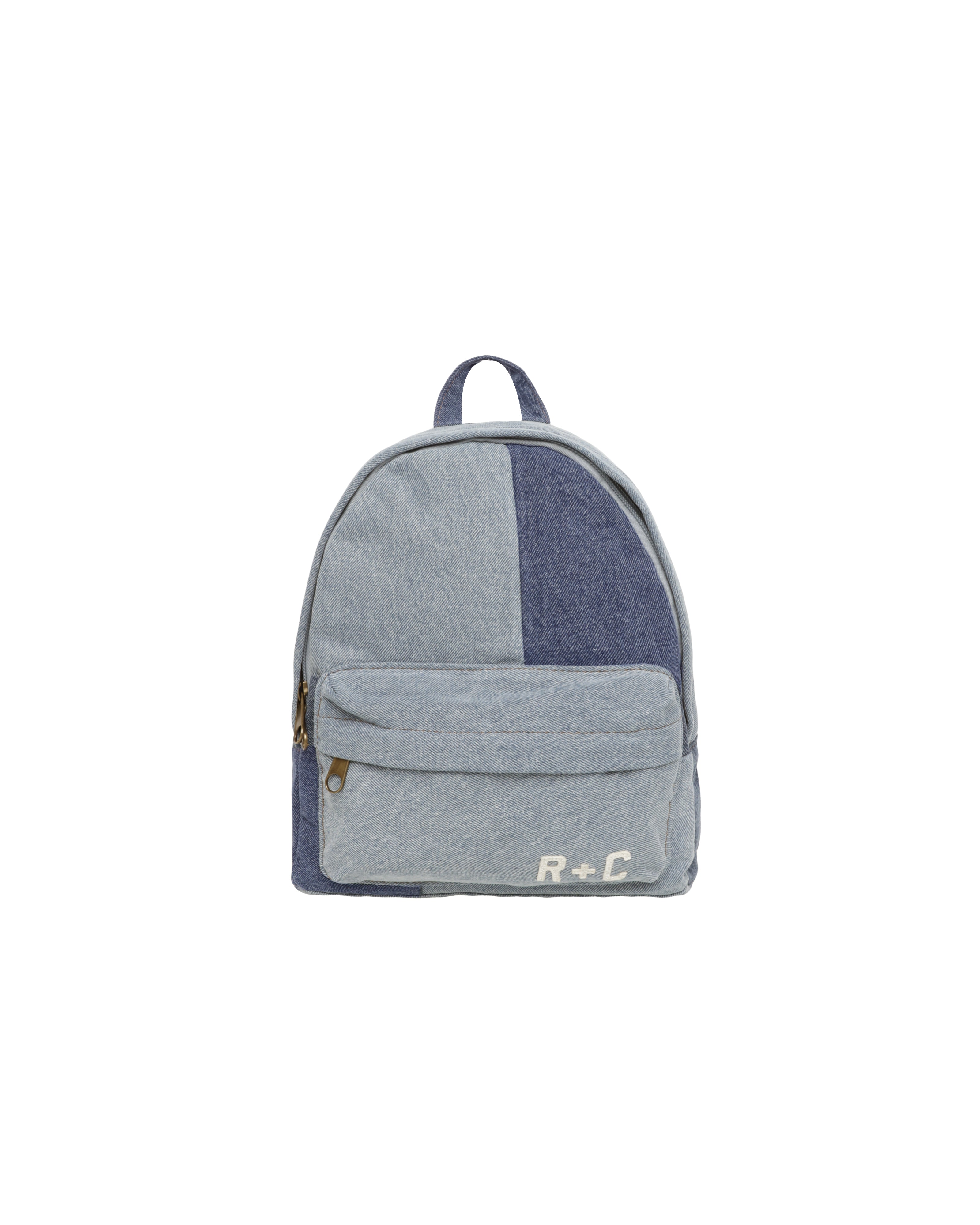 denim patchwork mini backpack Mini Backpack || Patchwork Denim at Rylee + Cru