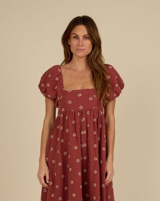 Rylee & Cru Oceane Dress in Embroidered Daisy Rylee & Cru Oceane Dress in Embroidered Daisy