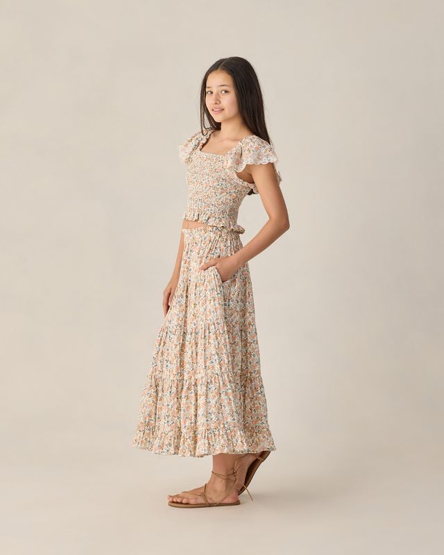 rylee and cru tiered maxi dress Abbie Tiered Maxi Rylee + Cru